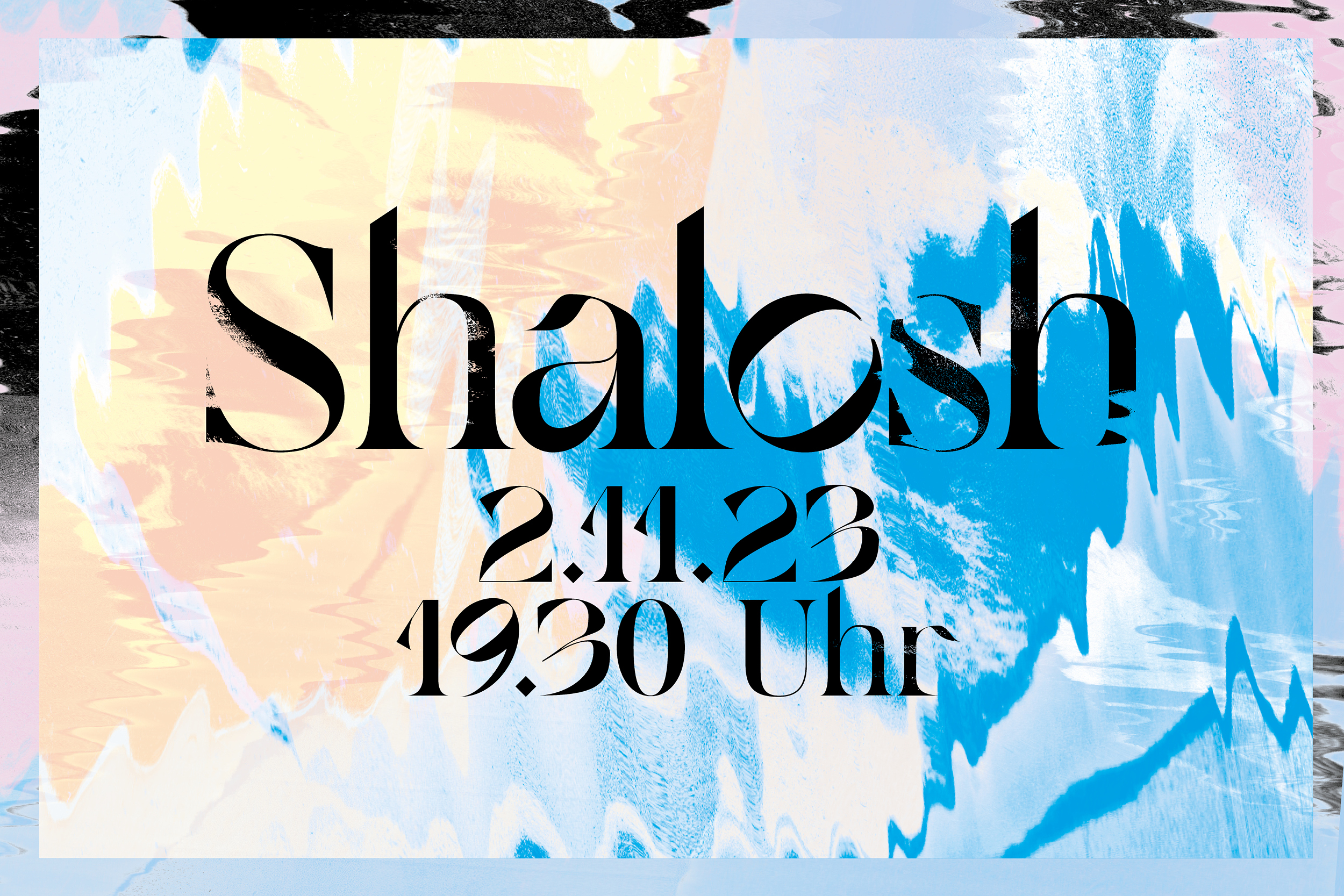 Konzertplakat Shalosh